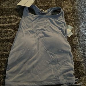 NWT forever 21 crop padded active top! Baby blue, XS